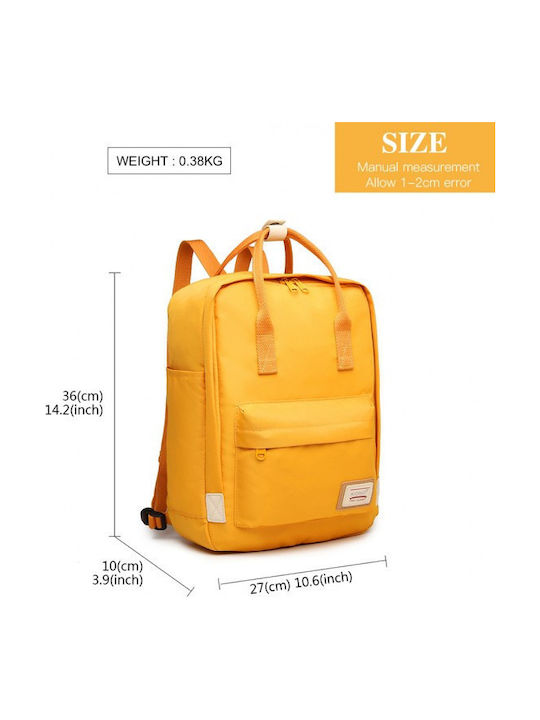 Miss Lulu Backpack Κίτρινο