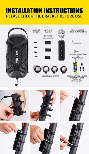 Geantă impermeabilă pentru trotinetă electrică Wild Man Gd6x Plus 3L