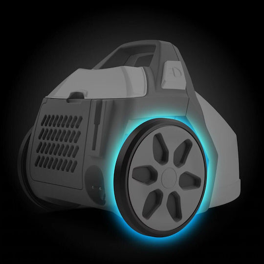 Smapp Dynamic+ Ηλεκτρική Σκούπα 900W με Σακούλα 4lt Κόκκινη