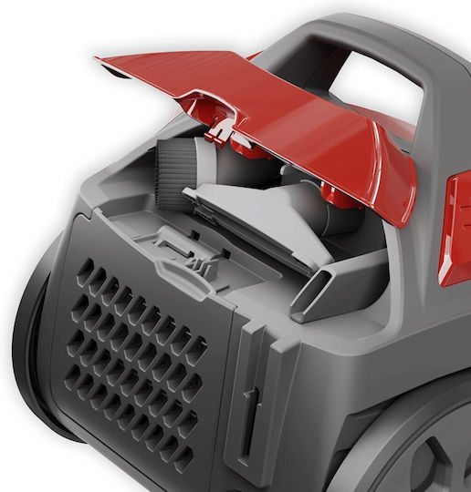Smapp Dynamic+ Ηλεκτρική Σκούπα 900W με Σακούλα 4lt Κόκκινη
