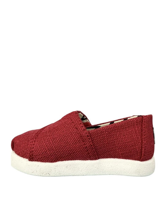 Детски еспадрили Toms червени 10022099 Детски еспадрили Toms червени 10022099
