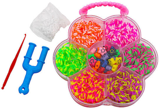 Haargummis Set Tasche Blume