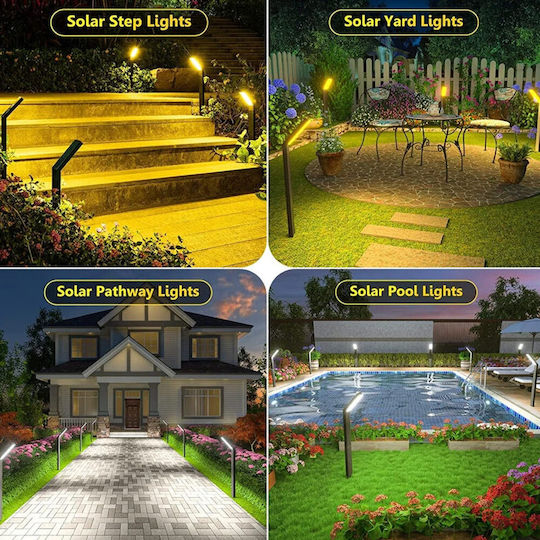 Garden Spiked Solar Light Natural White with Photocell