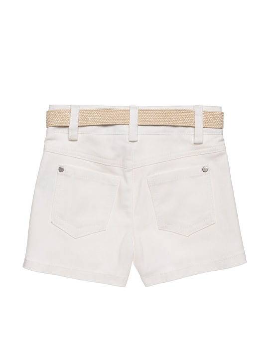 Kinder-Shorts/Bermudas Stoff Weiß