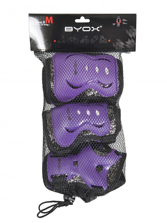 Byox Παιδικό Σετ Προστατευτικών Μωβ Byox Παιδικό Σετ Προστατευτικών Μωβ