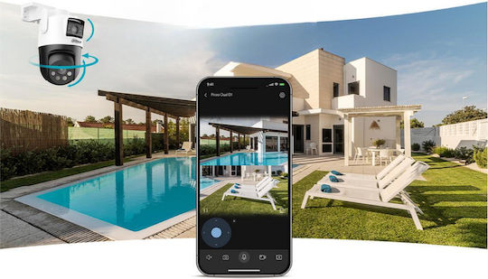Dahua P5D-5F-PV-0280B/600B IP Dual Κάμερα Παρακολούθησης Wi-Fi Full HD+ 5MP Αδιάβροχη με Αμφίδρομη Επικοινωνία και Φακό 3.6mm