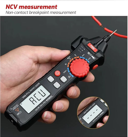 GloboStar Digitales Multimeter Wahre Effektivwert mit AC / DC / Temperaturmessung 79693