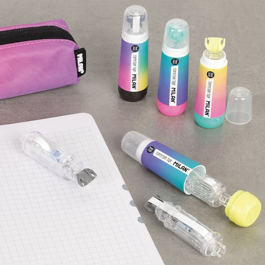Mini peliculă corectivă pentru apus de soare 5mm x 6m cu nas rotativ 4 culori care se potrivesc culorilor Milano