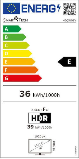 Смарт Телевизор 40" Full HD QLED 40QW01V HDR (2024)