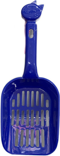 Pet Camelot Blue Lopată Toaletă Pisică 1buc Lopată pentru litieră pisici 26.5x9.8 cm albastru