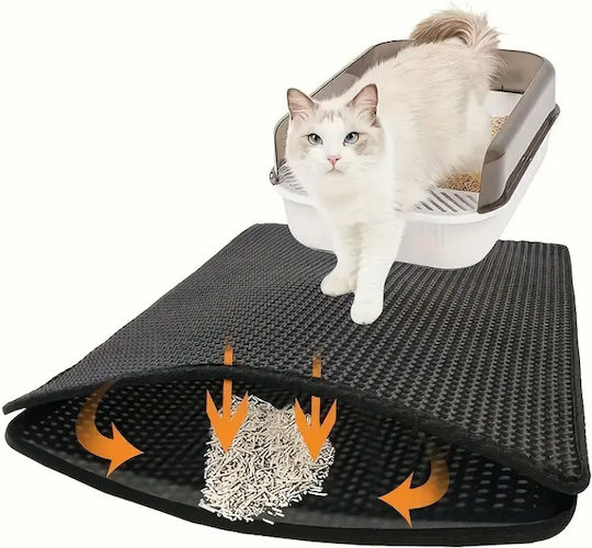Glee Black Mat Cat Toilet 1pcs