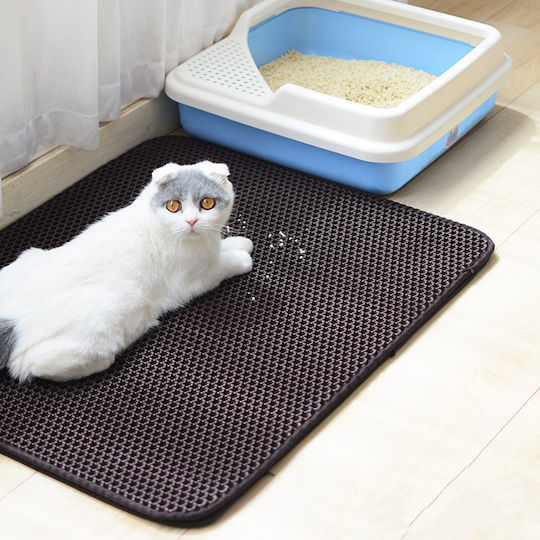 Pet Interest Litter Black Mat Cat Toilet 45x60cm 1pcs