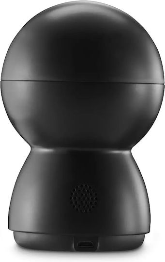 HAMA 176647 IP Камера за наблюдение Wi-Fi Full HD 1080p с Двупосочна Комуникация Черен