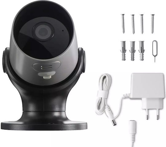 HAMA 176646 IP Surveillance Camera Wi-Fi Full HD 1080p Waterproof with Two-Way Communication