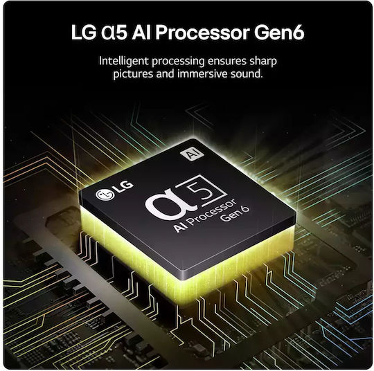 LG Smart Τηλεόραση 32" Full HD LED AI LR60 HDR (2024) 32LR60006LA