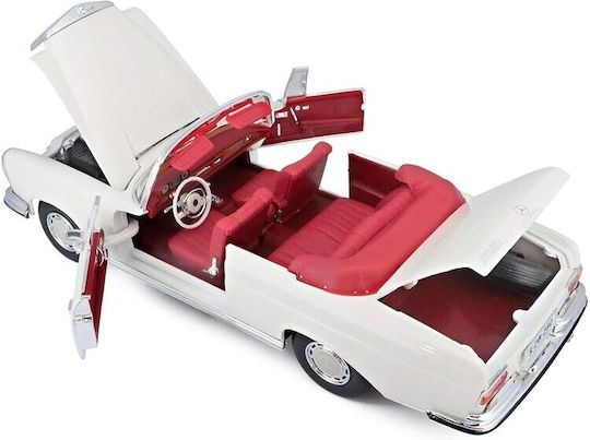 Maisto Mercedes-Benz 280SE Convertible '66 Modeling Figure Car Beige in Scale 1:18