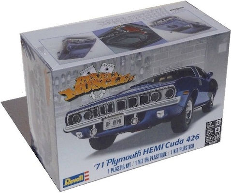 Revell Plymouth '71 HEMI Cuda Φιγούρα Μοντελισμού Αυτοκίνητο Μωβ 70 Κομματιών σε Κλίμακα 1:24