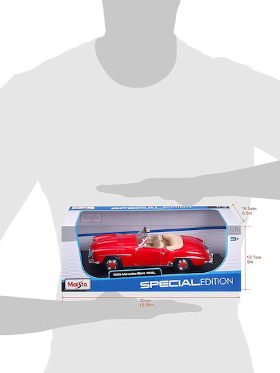 Maisto Mercedes-Benz Modellfigur Auto Weiß im Maßstab 1:18