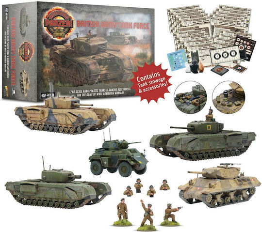 Warlord Games Panzer British Фигура за Моделизъм в Мащаб 1:56 1см.