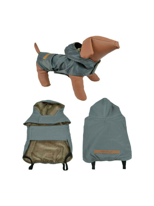 Woofmoda Woofmoda Водонепропускаемо сиво кучешко палто S 46x46x31см