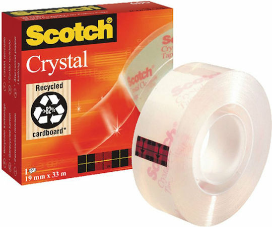 3M Tape Scotch 19mm x 33m 1pcs Transparent