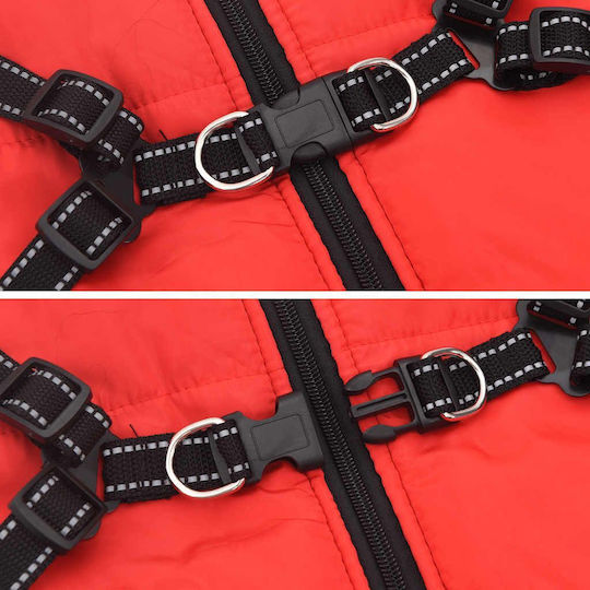 vidaXL Red Dog Coat