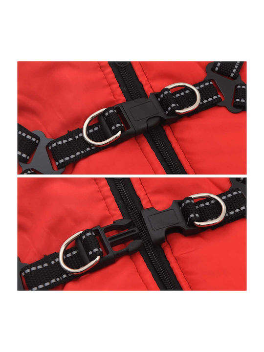 vidaXL Red Dog Coat