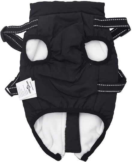 vidaXL Black Dog Coat