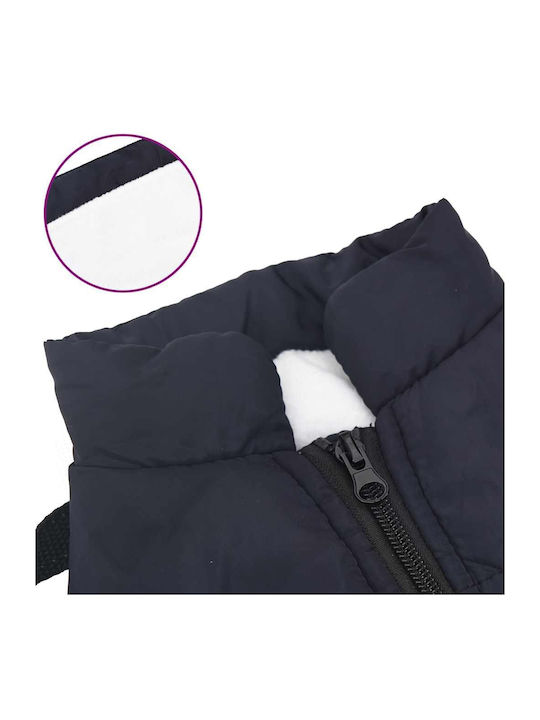 vidaXL Кучешки палта Черен