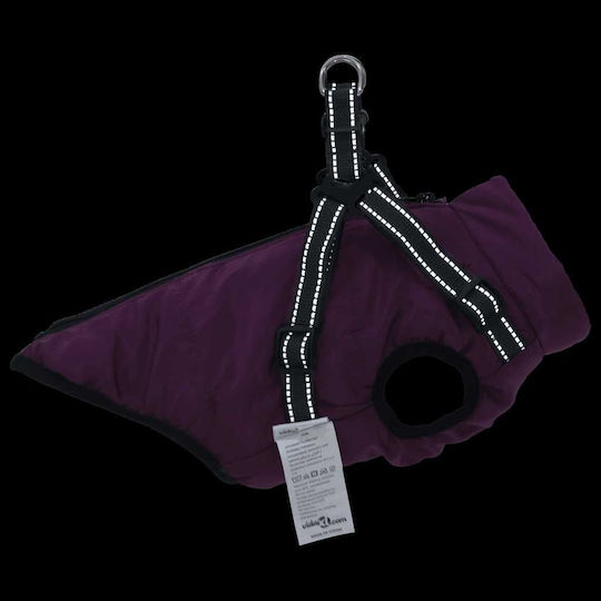 vidaXL Purple Dog Coat