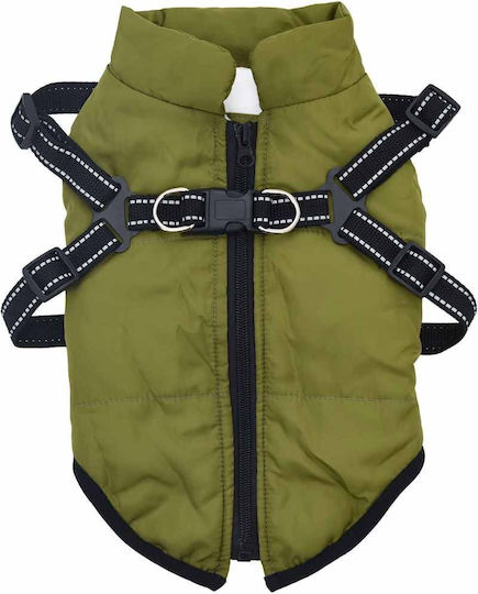 vidaXL Green Dog Coat