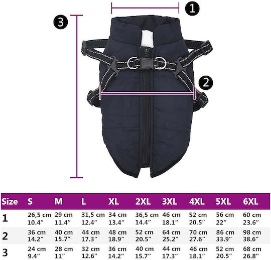 vidaXL Blue Dog Coat