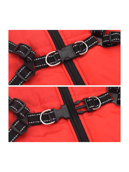 vidaXL Red Dog Coat