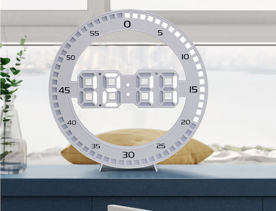 Verk Group Verk Group Tischuhr Digital LED Weiß