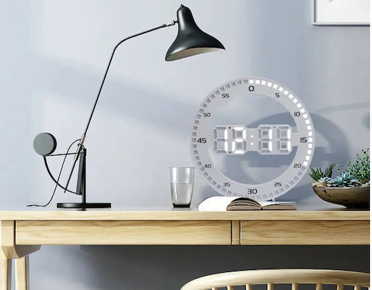 Verk Group Verk Group Tischuhr Digital LED Weiß