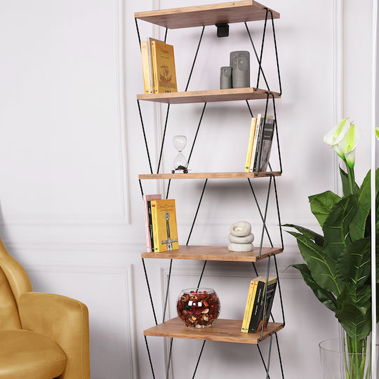 Βιβλιοθήκη Balaban Pine 46x30x165εκ.