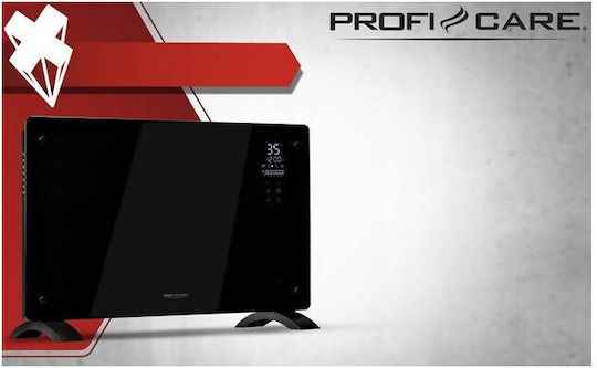 ProfiCare Конвектор Подов 2000W с Електронен Термостат 77x8см Черен