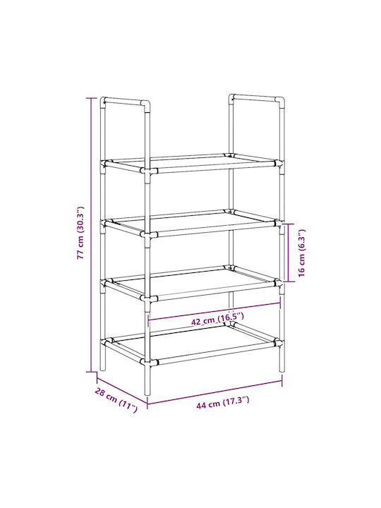 Suport pentru pantofi L44xW28xH77cm
