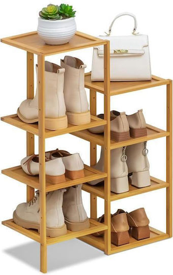 Shoe Organizer Made of Bamboo 52x25x73cm 36110------2 Shoe Organizer Made of Bamboo 52x25x73cm 36110------2