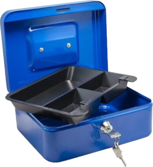 Cutie de valori Technomax 76/3 Cheie Elegant 76 Albastru