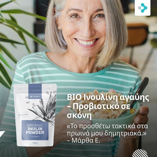 FutuNatura Organic Inulin Powder mit Probiotika und Präbiotika 1000gr Banane