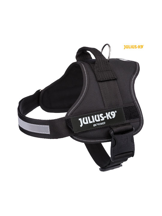 Trixie Dog Harness Vest Julius K9 Powerharness Black Large 50mm x 66-85cm 150401