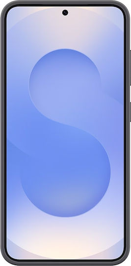 Samsung Umschlag Rückseite Silikon Schwarz (Galaxy S25)