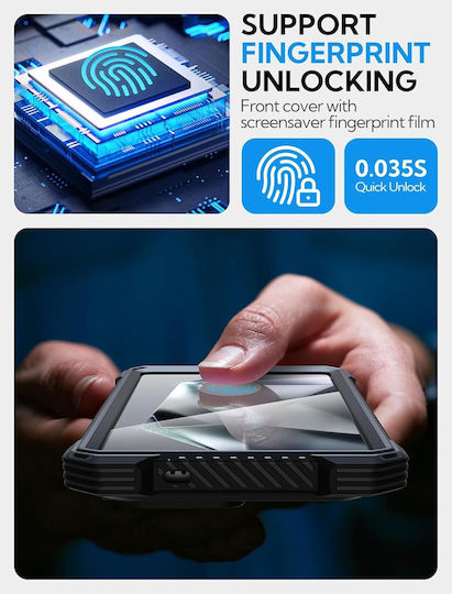 i-Blason 360 Full Cover Tempered Glass Μαύρο (Galaxy S25 Ultra)