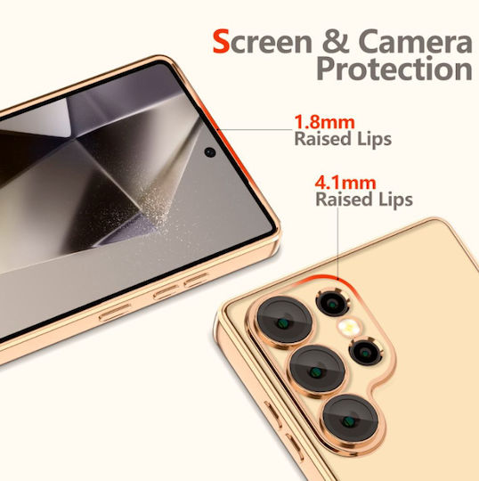 Tech-Protect Magflex Back Cover Σιλικόνης / Πλαστικό Χρυσό (Galaxy S25 Ultra)