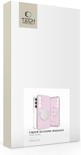 Tech-Protect Liquid Back Cover Silicone Pink (Galaxy S25)