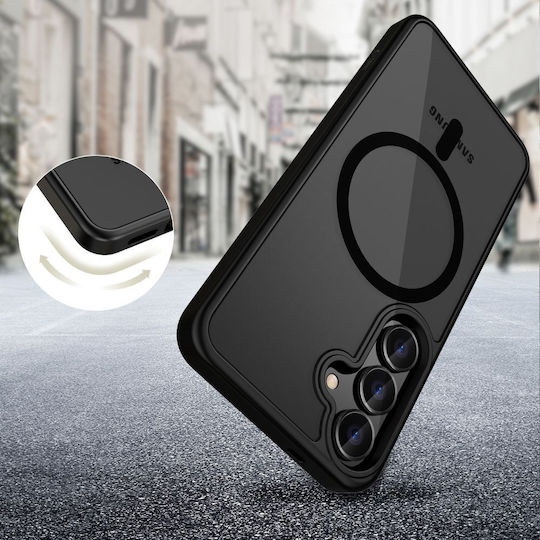Tech-Protect Magmat Back Cover Plastic / Silicone 2mm Black (Galaxy S25)