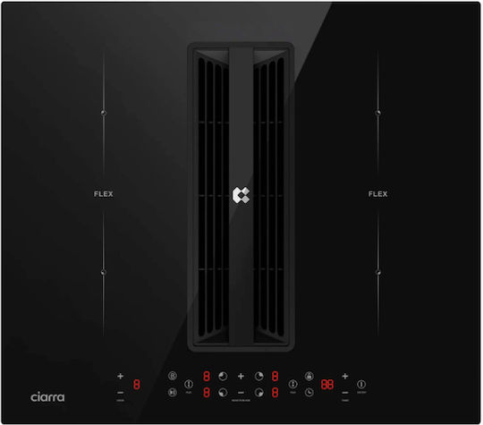 Ciarra Επαγωγική Εστία Αυτόνομη με Απορροφητήρα 59x52εκ.
