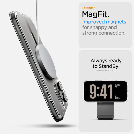 Spigen Ultra Hybrid T Back Cover Πλαστικό Γκρι (iPhone 16 Pro)