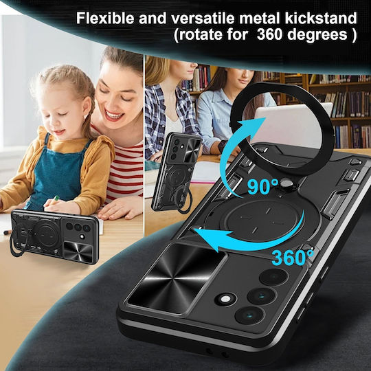 Techsuit Camguard Pro Back Cover Μεταλλικό Μαύρο (OnePlus 13R)